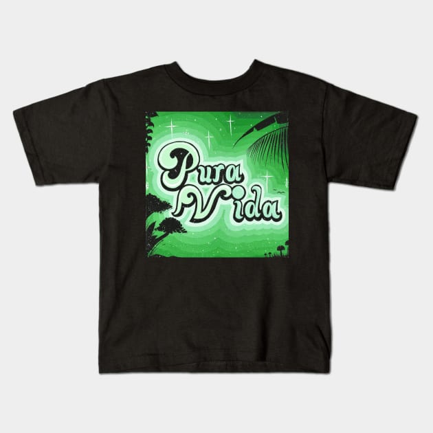 Pura Vida Kids T-Shirt by andresindio